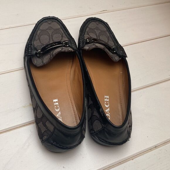 Coach Black and Brown Loafers - Picture 10 of 13